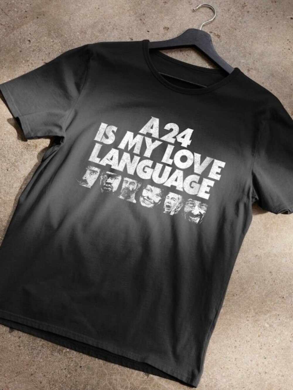 A24 Is My Love Language T-Shirt Movie Lovers Graphic Tee For Fans And Collect